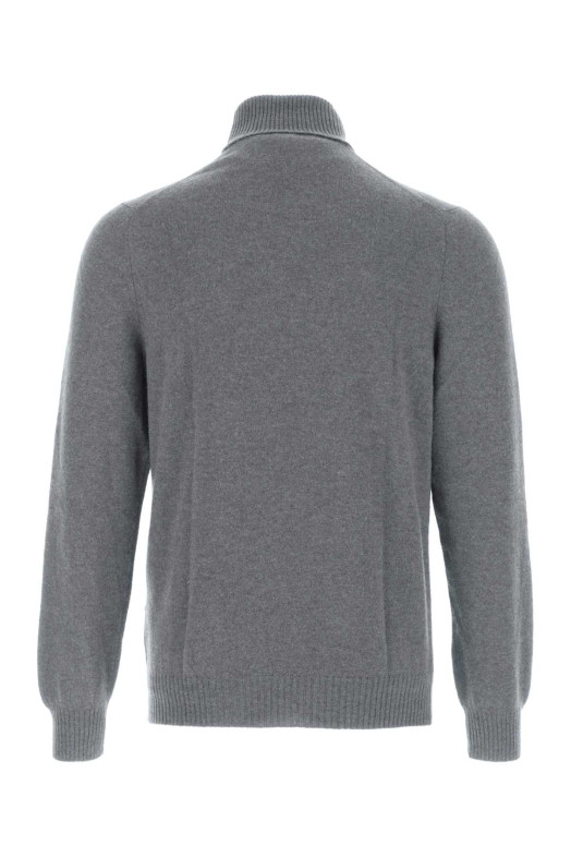 Grey cashmere sweater FEDELI (MU007086)