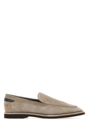 Sand suede loafers BRUNELLO CUCINELLI (MZSFG3300)