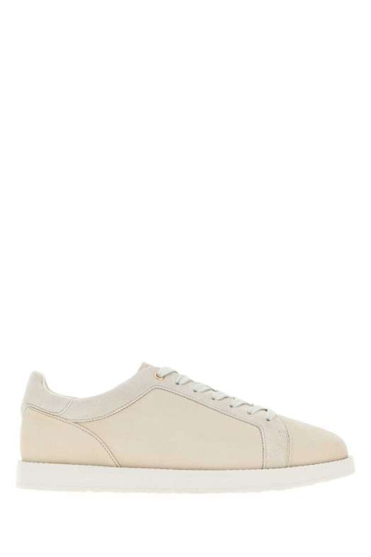 Ivory suede sneakers BRUNELLO CUCINELLI (MZUKREM356)