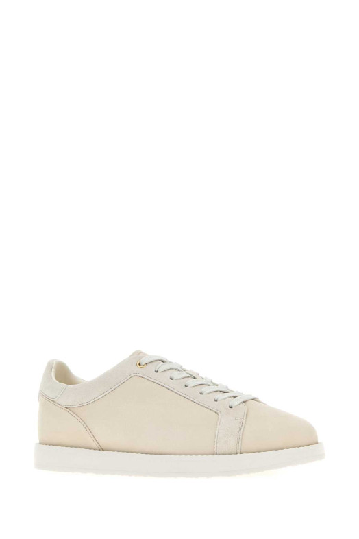 Ivory suede sneakers BRUNELLO CUCINELLI (MZUKREM356)