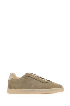 Dove grey suede sneakers BRUNELLO CUCINELLI (MZUMGLJ336)