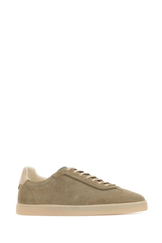 Dove grey suede sneakers BRUNELLO CUCINELLI (MZUMGLJ336)