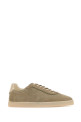 Dove grey suede sneakers BRUNELLO CUCINELLI (MZUMGLJ336)