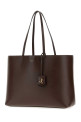 Chocolate leather Nine2Five shopping bag JIMMY CHOO (NINE2FIVEEWPKR)
