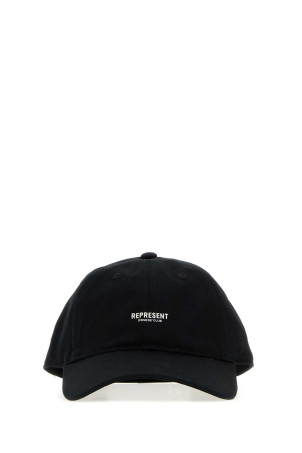 Black cotton baseball cap REPRESENT (OCM100034)