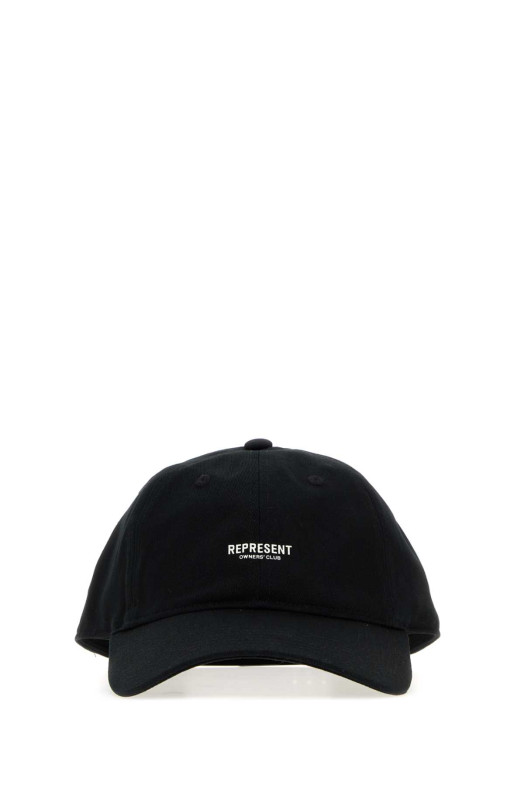 Black cotton baseball cap REPRESENT (OCM100034)