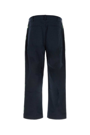 Navy blue cotton Pine pant Blue BAZISZT (PA16012)