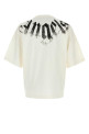 White cotton oversize t-shirt PALM ANGELS (PAMAA003JR001)