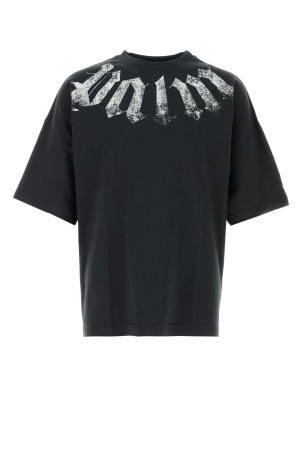 Black cotton oversize t-shirt PALM ANGELS (PAMAA003JR001)