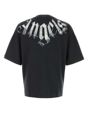 Black cotton oversize t-shirt PALM ANGELS (PAMAA003JR001)