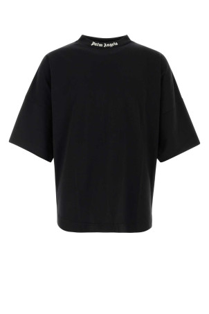 Black cotton oversize t-shirt PALM ANGELS (PAMAA005JR002)