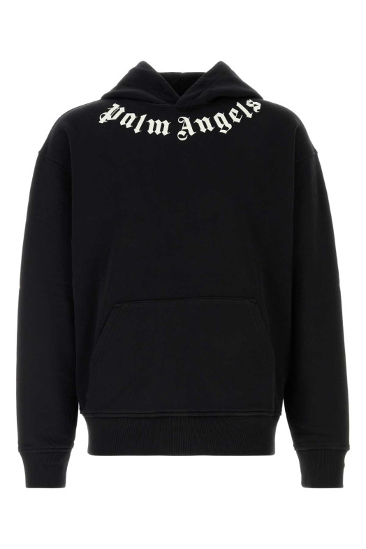 Black cotton sweatshirt PALM ANGELS (PAMBB003FL001)