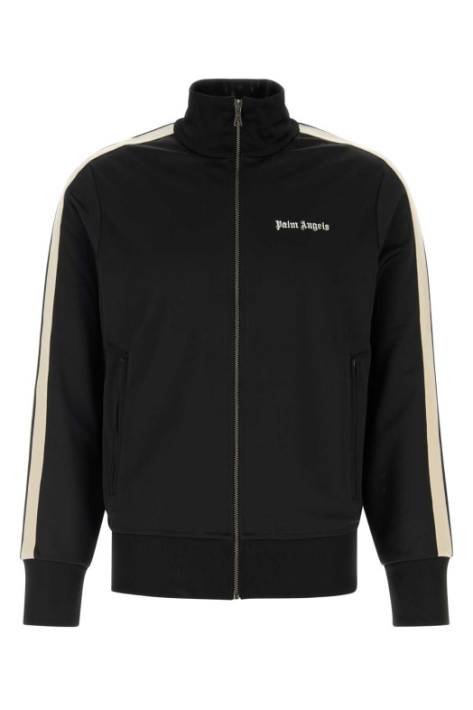 Black tech fabric sweatshirt PALM ANGELS (PAMBD001FB001)