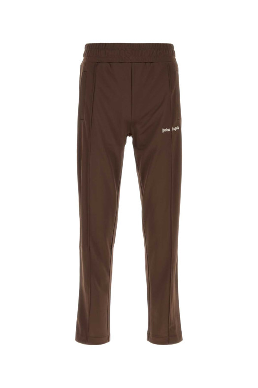 Chocolate tech fabric joggers PALM ANGELS (PAMCJ002FB001)
