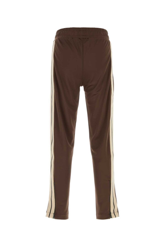 Chocolate tech fabric joggers PALM ANGELS (PAMCJ002FB001)