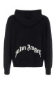 Black cotton oversize sweatshirt PALM ANGELS (PAMHU001KN001)