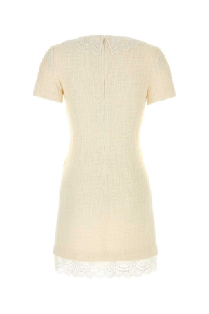 Ivory boucle mini dress Beige SELF PORTRAIT (PF26002SBC)