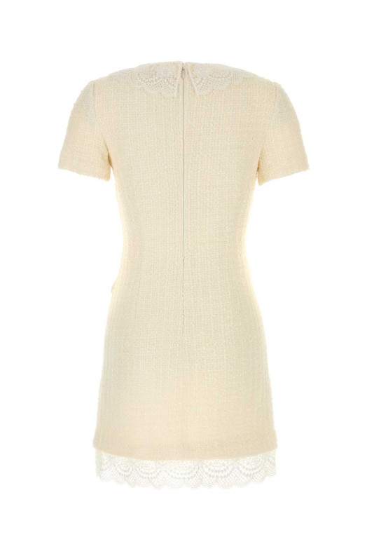 Ivory boucle mini dress Beige SELF PORTRAIT (PF26002SBC)