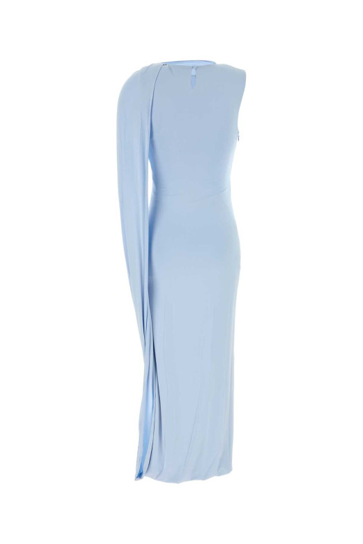 Light-blue stretch viscose dress Blue SELF PORTRAIT (PF26054XABL)