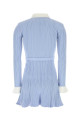 Powder blue knit mini dress Blue SELF PORTRAIT (PF26131SBL)