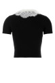 Black wool top Black SELF PORTRAIT (PF26134TB)