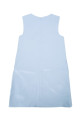 BLUE BONDED SATIN 3D FLOWER DRESS Blue SELF PORTRAIT KIDS (PF26704SBL)