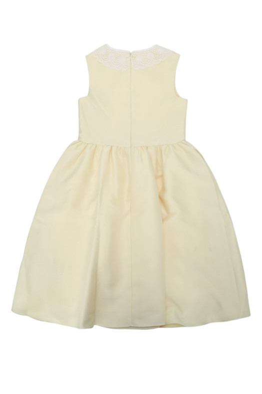 YELLOW TAFFETA LACE DRESS Yellow SELF PORTRAIT KIDS (PF26734MY)
