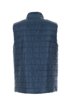 Blue nylon reversible down jacket HERNO (PI001320U12020Z)