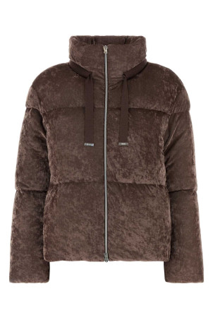 Aubergine stretch velvet down jacket HERNO (PI00176DR12904)