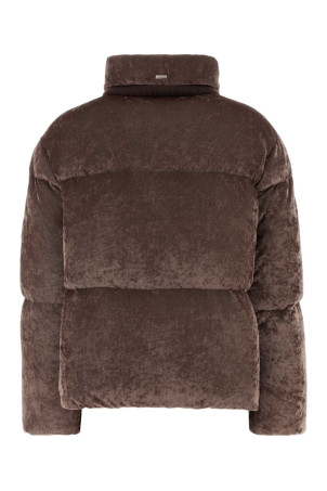 Aubergine stretch velvet down jacket HERNO (PI00176DR12904)