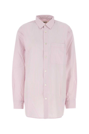 Embroidered poplin oversize pyjama shirt TEKLA (POPPYJLONSHI)