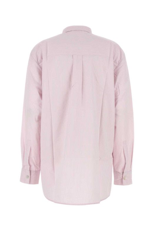 Embroidered poplin oversize pyjama shirt TEKLA (POPPYJLONSHI)