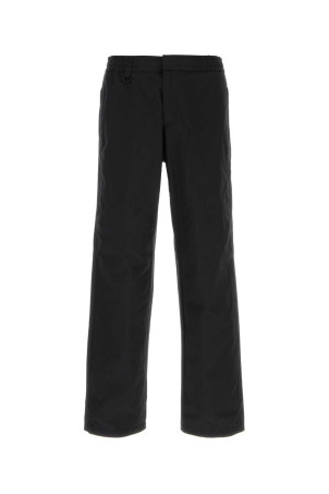 Black cotton blend pant HERNO LAMINAR (PT00075UL13285)