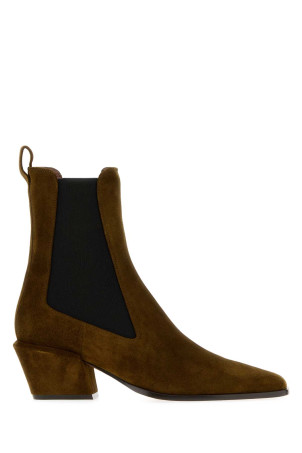 Mud suede Bettina ankle boots Beige PARIS TEXAS (PX1706XV003)