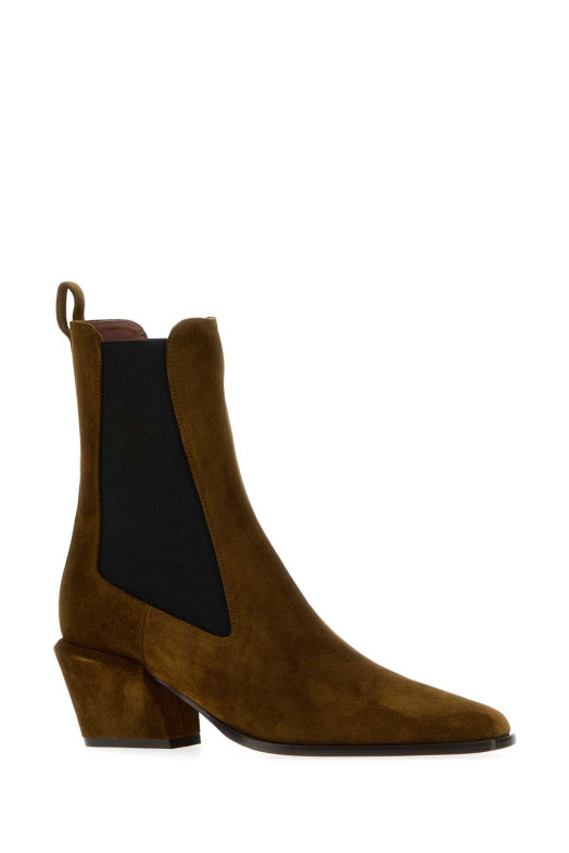 Mud suede Bettina ankle boots Beige PARIS TEXAS (PX1706XV003)