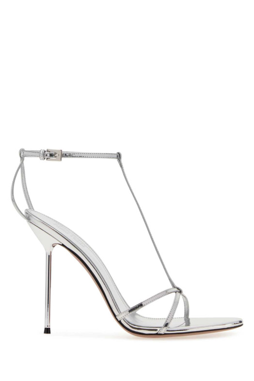 Silver leather Lidia T sandals Silver PARIS TEXAS (PX1941XNPMR)