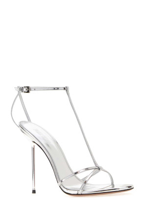 Silver leather Lidia T sandals Silver PARIS TEXAS (PX1941XNPMR)