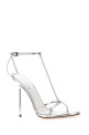 Silver leather Lidia T sandals Silver PARIS TEXAS (PX1941XNPMR)