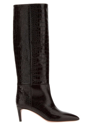 Chocolate leather boots Brown PARIS TEXAS (PX503XCOCO)