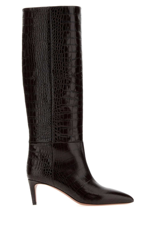 Chocolate leather boots Brown PARIS TEXAS (PX503XCOCO)