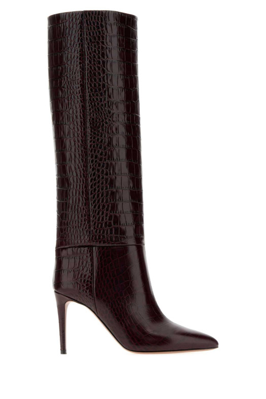 Burgundy leather boots PARIS TEXAS (PX548XCOCO)