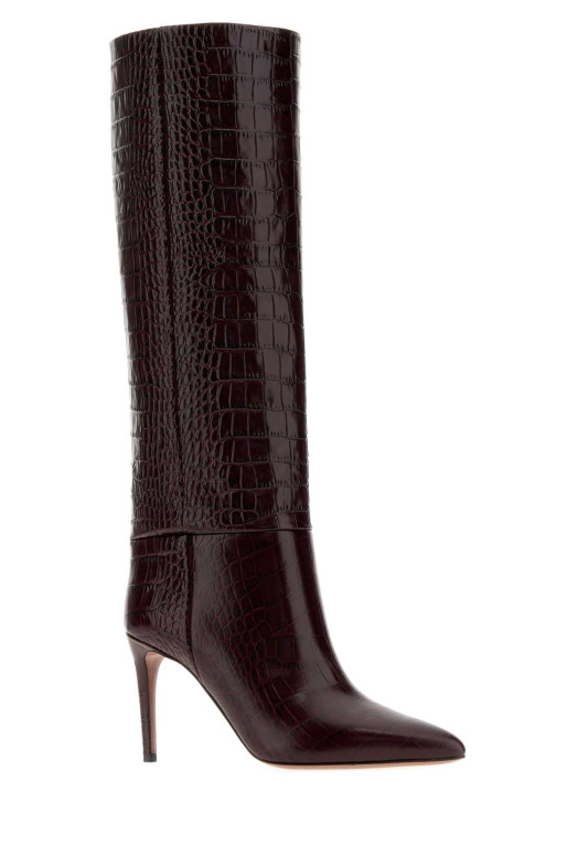 Burgundy leather boots PARIS TEXAS (PX548XCOCO)