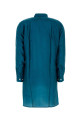 Teal green silk shirt dress THE ROSE IBIZA (REYNALSHIRT)