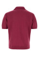 Tyrian purple knit polo shirt ZEGNA (RUHF93A3103)