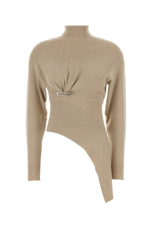 Sand wool blend sweater LANVIN (RWPO0004K065H25)