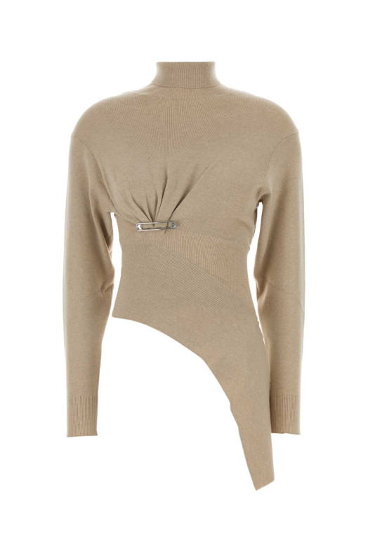Sand wool blend sweater LANVIN (RWPO0004K065H25)
