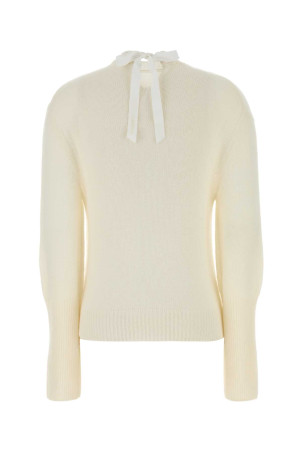 Ivory cashmere blend sweater LANVIN (RWPO0016K113A26)