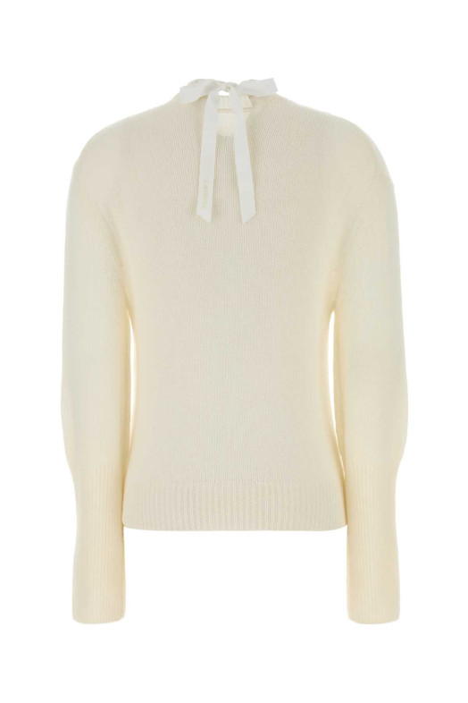 Ivory cashmere blend sweater LANVIN (RWPO0016K113A26)