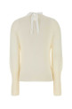 Ivory cashmere blend sweater LANVIN (RWPO0016K113A26)