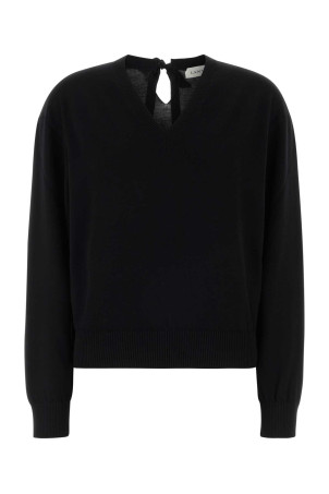 Black wool blend sweater LANVIN (RWPO0027K101A26)